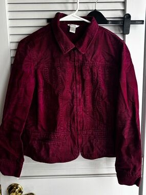 Women’s Burgundy Jacket - Christopher & Banks